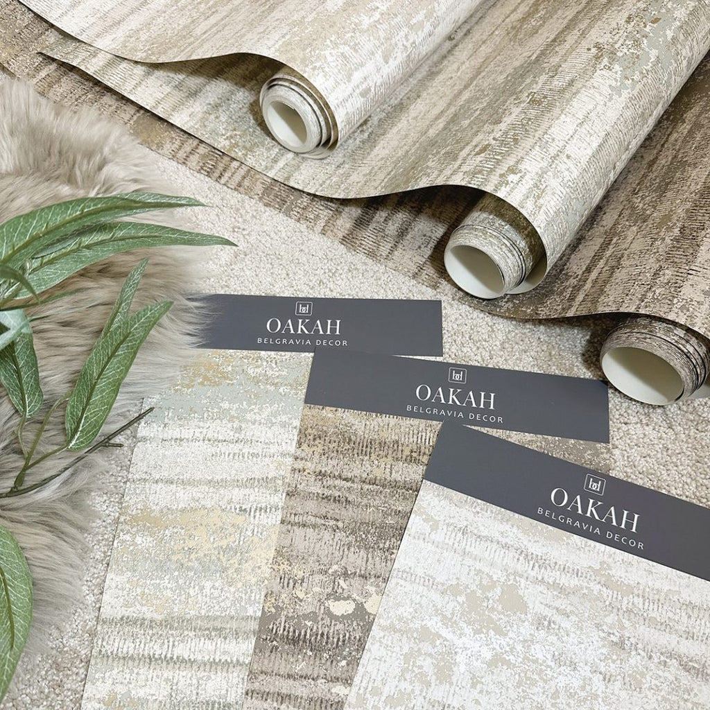 Oakah Textured Wallpaper | 2380 | Mocha