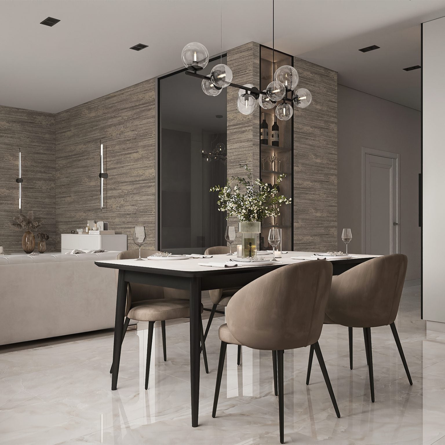 Oakah Textured Wallpaper | 2380 | Mocha