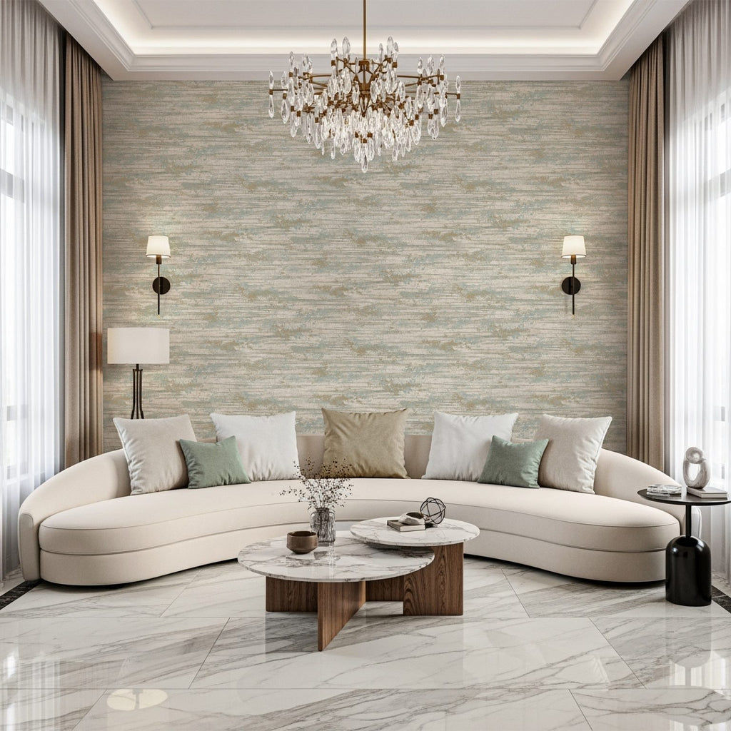 Oakah Textured Wallpaper | 2382 | Green
